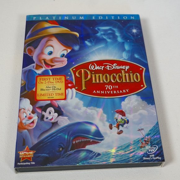 Pinocchio Disney DVD - Picture 1 of 4